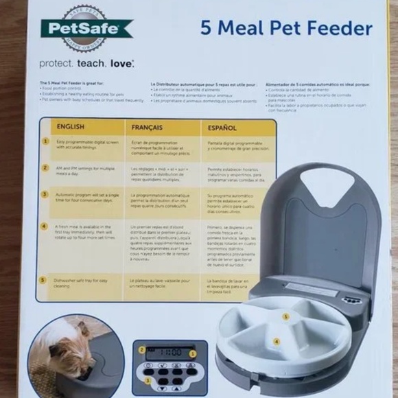 🔥HOST PICK🔥PETSAFE AUTOMATIC PET FEEDER, NEVER MISS A MEAL, PORTION CONTROL - Picture 9 of 10